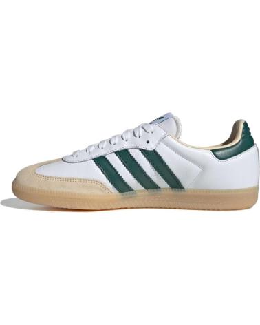 ADIDAS SAMBA OG JS3831 - ZAPATILLAS BLANCAS Y VERDES CLOUD COLLEGIATE GREEN GUM WHITE