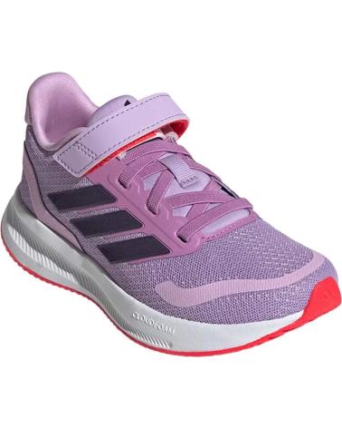 ZAPATILLAS DE RUNNING ADIDAS VIOLETA CON CIERRE DE VELCRO VIOLETA