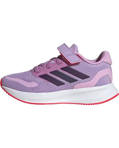 ZAPATILLAS DE RUNNING ADIDAS VIOLETA CON CIERRE DE VELCRO VIOLETA