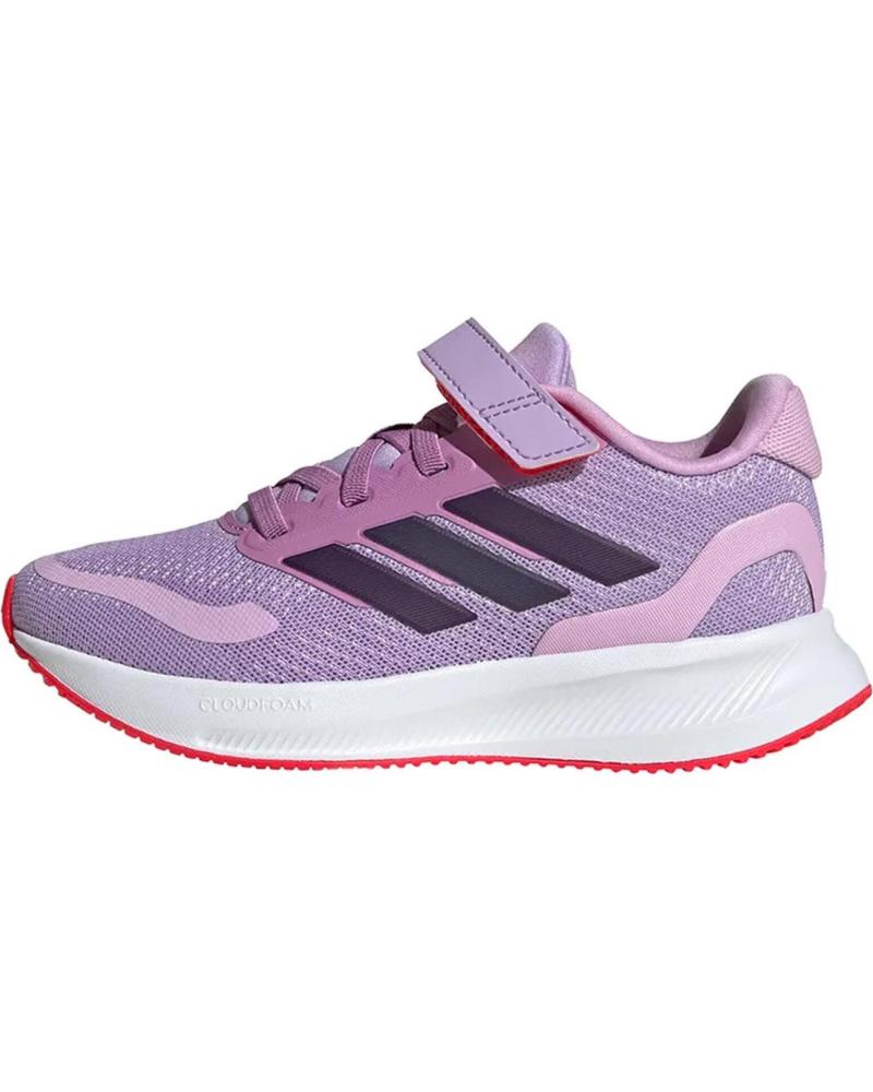 ZAPATILLAS DE RUNNING ADIDAS VIOLETA CON CIERRE DE VELCRO VIOLETA