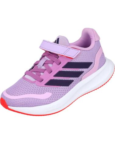 ZAPATILLAS DE RUNNING ADIDAS VIOLETA CON CIERRE DE VELCRO VIOLETA