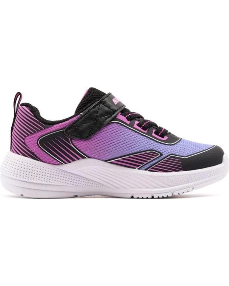 SKECHERS DYNAMIC FLASH VIOLA/NERO - SCARPE CASUAL GRIS