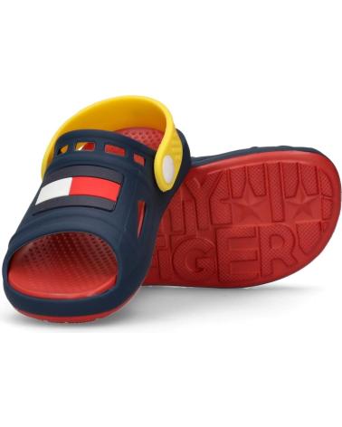 TOMMY HILFIGER WATER SANDALS T3X2-33905-0083X117 NAVY BLUE FOR KIDS AZUL