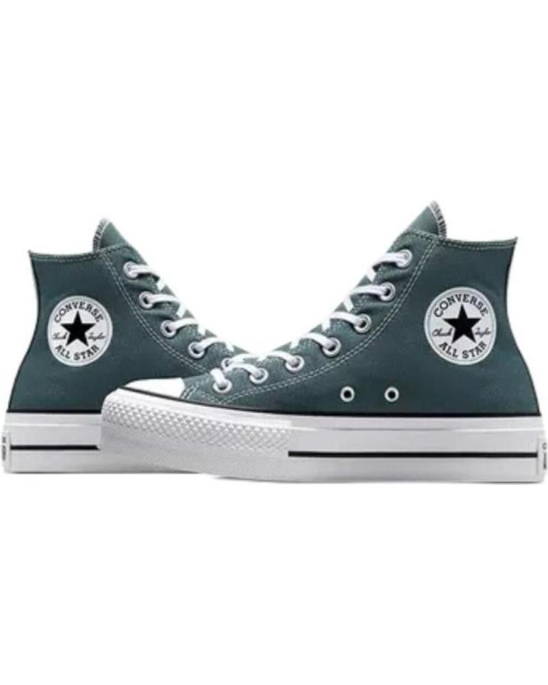 TÊNIS CONVERSE CHUCK TAYLOR ALL STAR LIFT PLATFORM A12596C VERDES VERDE