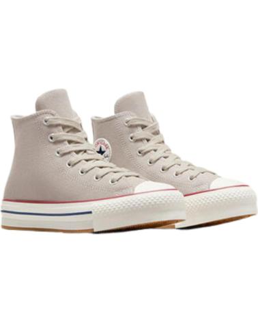 CONVERSE CHUCK TAYLOR ALL STAR A12469C - TÊNIS CANO ALTO DE CAMURÇA BEGE BEIGE