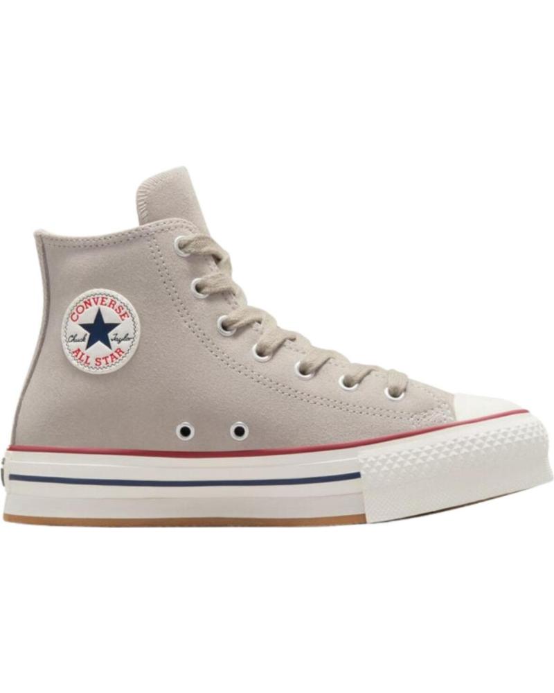 CONVERSE CHUCK TAYLOR ALL STAR A12469C - TÊNIS CANO ALTO DE CAMURÇA BEGE BEIGE