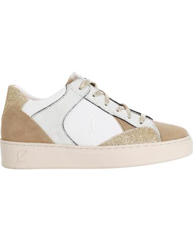 CAFENOIR C1DA1031W088 BEIGE LEATHER SNEAKERS BEIGE