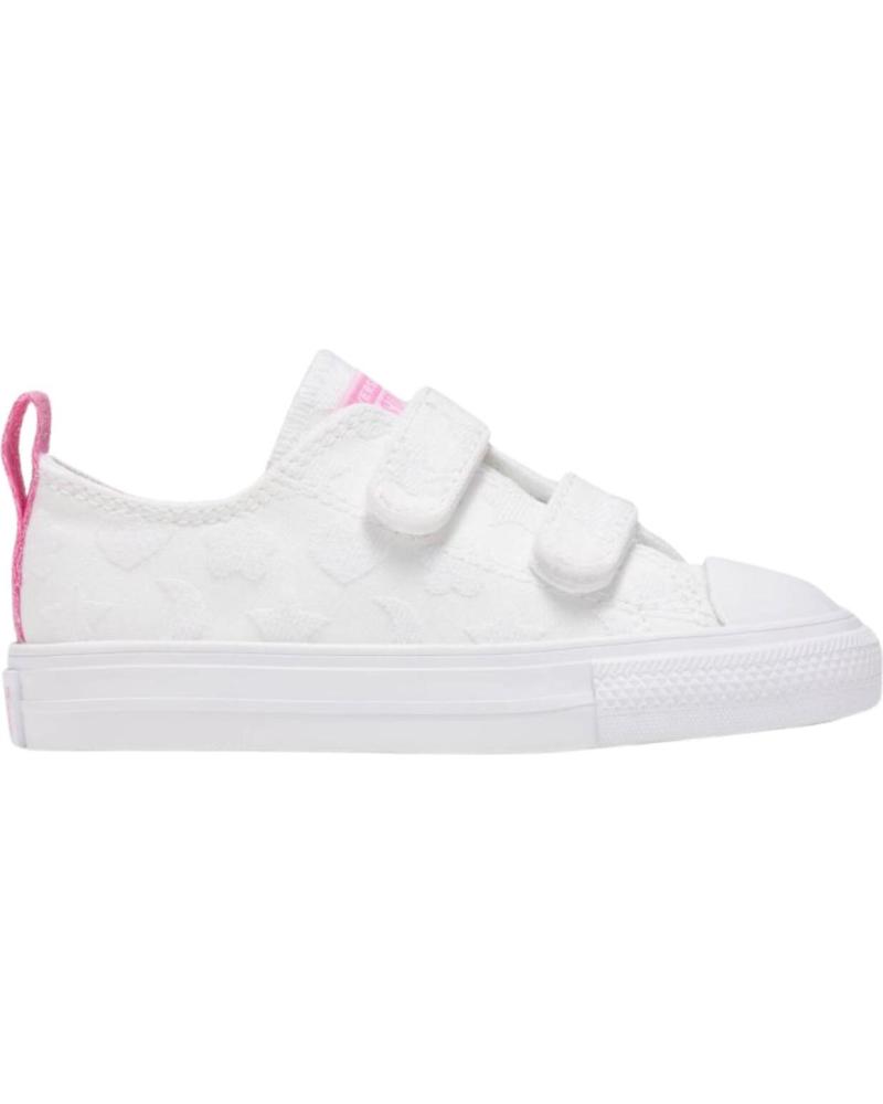 CONVERSE ALL STAR EASY ON A06329C SCARPE VELCRO BIANCHE BLANCO
