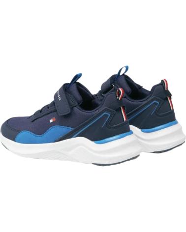 ZAPATILLAS SNEAKERS NIÑO TOMMY HILFIGER T3X9-33139768800 AZUL AZUL