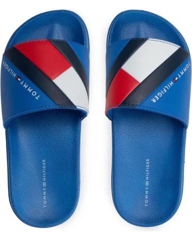TOMMY HILFIGER BADESCHLAPPEN T3B0322731172801 KÖNIGSBLAU ROYAL