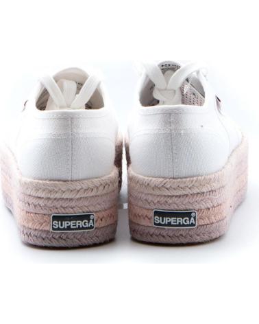 SUPERGA S3114CWA9V ZAPATILLAS PLATAFORMA DE LONA BLANCAS