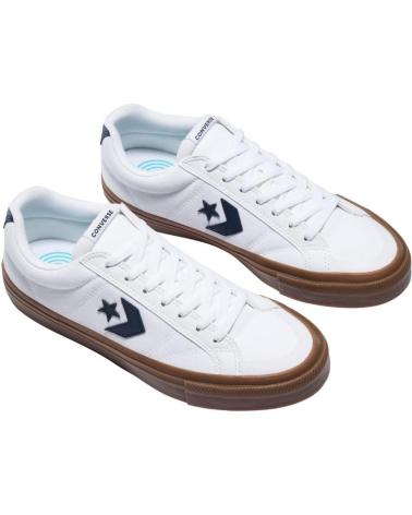 CONVERSE BLANCAS CON SUELA CARAMELO BLANCO