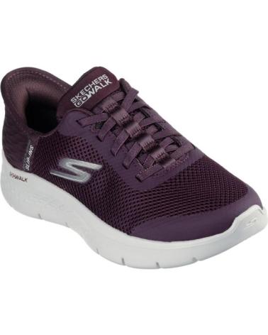 SKECHERS ZAPATILLAS SLIP-INS GO WALK FLEX BURDEOS ROJO