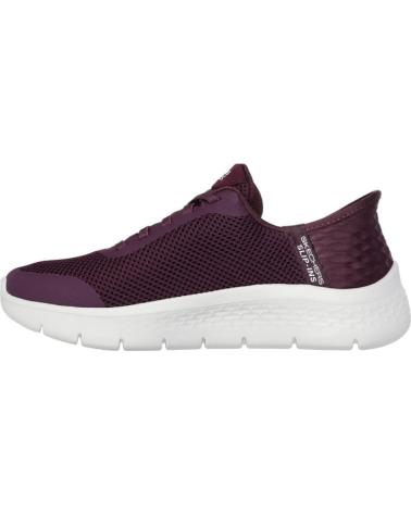 SKECHERS ZAPATILLAS SLIP-INS GO WALK FLEX BURDEOS ROJO