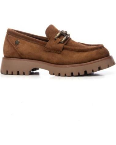 XTI MOKASSINS 144459 CAMEL BRAUN MIT PROFILSOHLE UND DEKOKETTE MARRóN