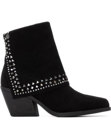 STIVALETTI TEXANI XTI 144464 NERI CON BORCHIE DECORATIVE NEGRO