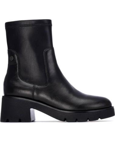 XTI BLACK PLATFORM ANKLE BOOTS MODEL 144313 NEGRO