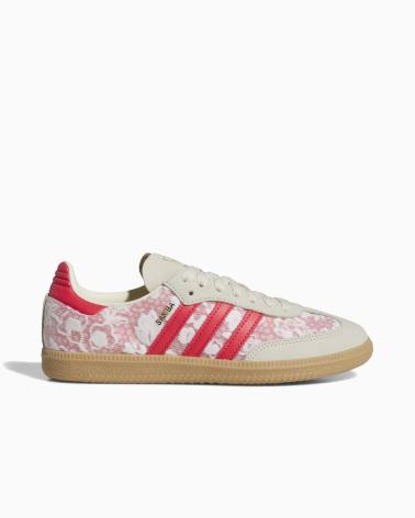 TÊNIS ADIDAS SAMBA OG X LIBERTY LONDON BETTER SCARLET / WHITE WHITE