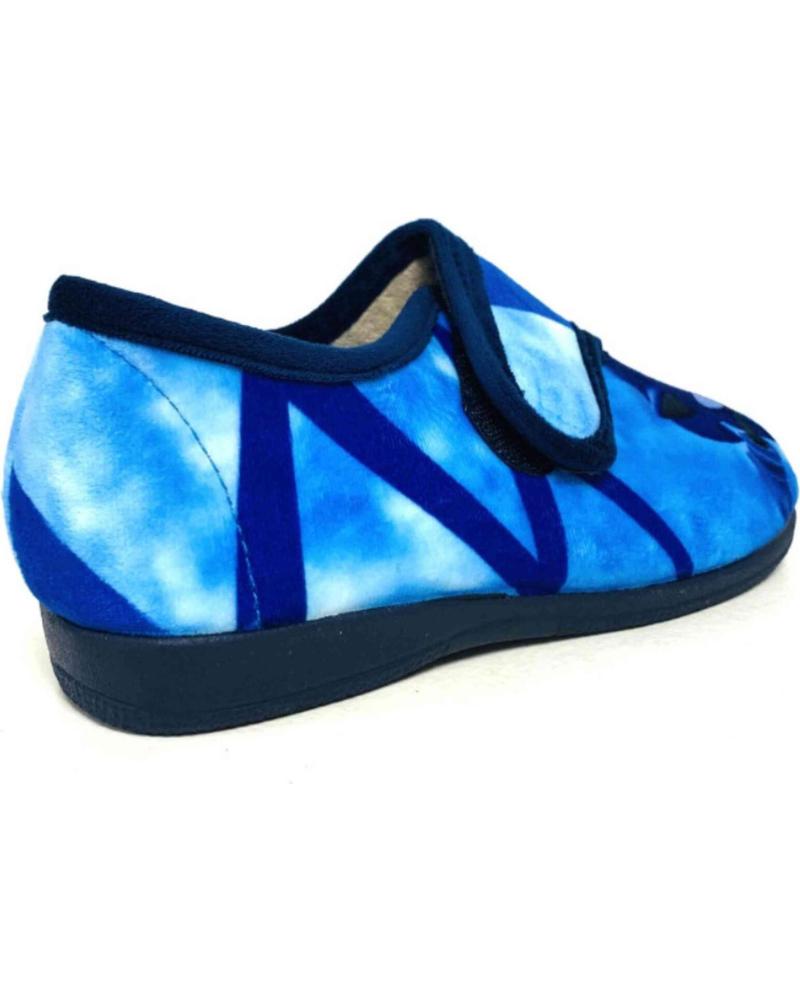 CHAUSSONS JIMMY LION BLEUS POUR HOMME AZUL