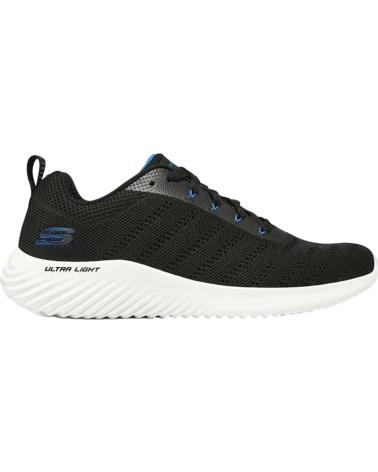 SKECHERS BOUNDER-F 232375 ZAPATILLAS DEPORTIVAS HOMBRE NEGRO