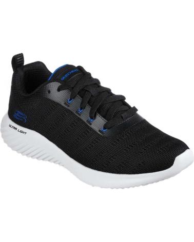 SKECHERS BOUNDER-F 232375 ZAPATILLAS DEPORTIVAS HOMBRE NEGRO