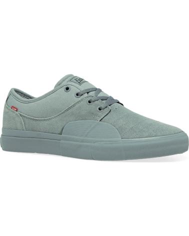 BASKETS GLOBE GRISES EN DAIM GRIS