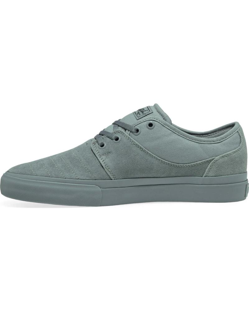 BASKETS GLOBE GRISES EN DAIM GRIS