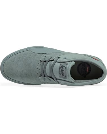 BASKETS GLOBE GRISES EN DAIM GRIS