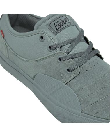 BASKETS GLOBE GRISES EN DAIM GRIS
