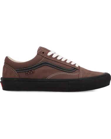BRAUNE SNEAKER VANS OFF THE WALL MARRóN