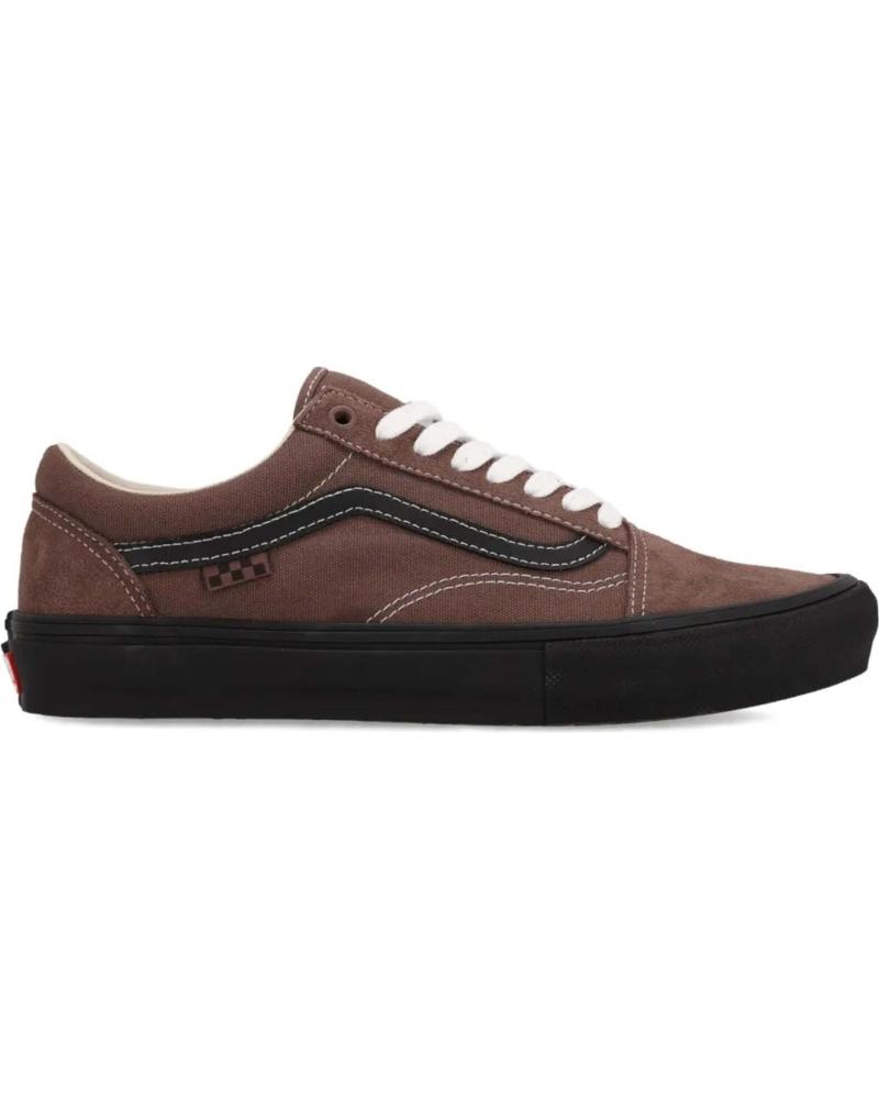 BRAUNE SNEAKER VANS OFF THE WALL MARRóN