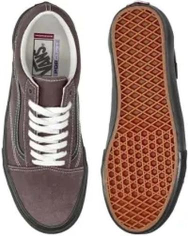 BRAUNE SNEAKER VANS OFF THE WALL MARRóN