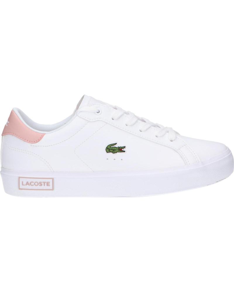 Woman and girl and boy Zapatillas deporte LACOSTE 41SUJ0014 POWERCOURT  1Y9 WHT-LT PNK