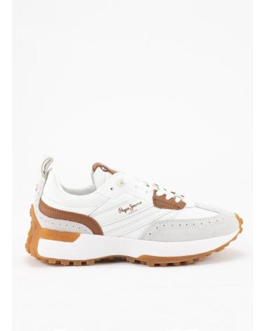 SNEAKERS PEPE JEANS LUCKY CLASS BIANCHE BLANCO