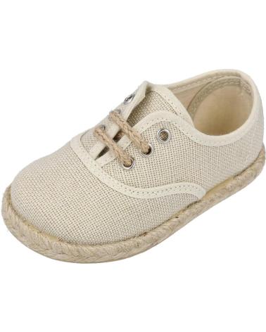 ZAPATOS L&R SHOES BEIGE CON CORDONES BEIG