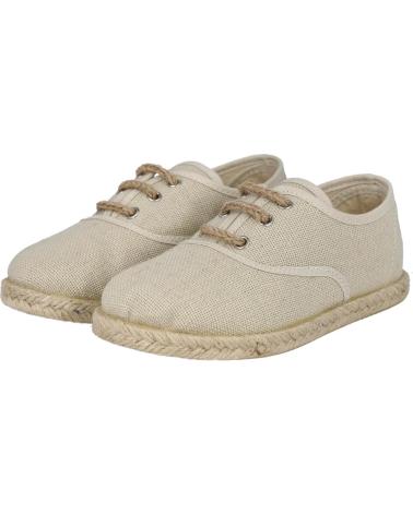 ZAPATOS L&R SHOES BEIGE CON CORDONES BEIG