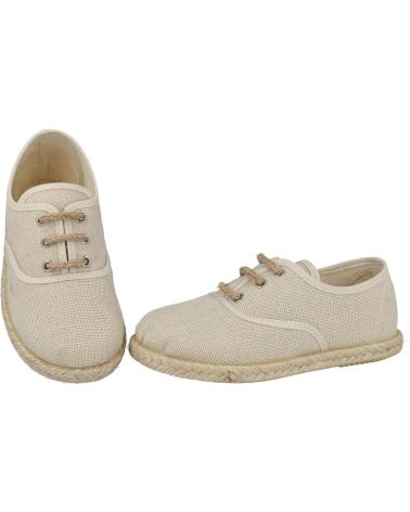 ZAPATOS L&R SHOES BEIGE CON CORDONES BEIG