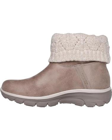 SKECHERS SLIP-INS RELAXED FIT EASY GOING COZY TAUPE