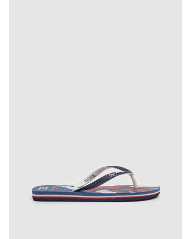 PEPE JEANS PEPE JEANS BEACH FLAG PBS70059595 - CHANCLAS FLIP-FLOP ES PARA NIÑO AZUL