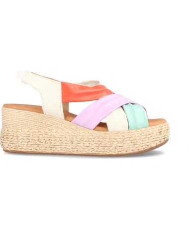 SANDÁLIAS PLATAFORMA COURO MARILA COVADONGA MULTIA AZUL AZUL