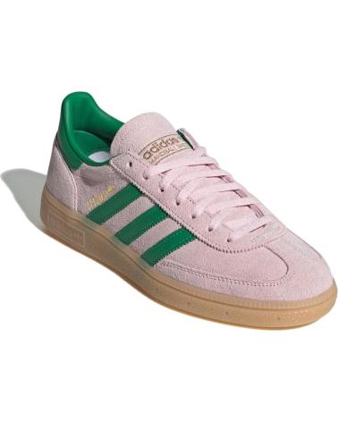 ADIDAS HANDBALL SPEZIAL JR7347 ROSE CLAIR VERT OR MÉTALLIQUE LIGHT PINK