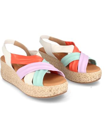 SANDÁLIAS PLATAFORMA COURO MARILA COVADONGA MULTIA AZUL AZUL