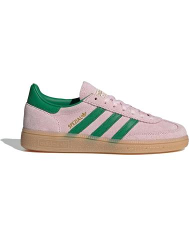 ADIDAS HANDBALL SPEZIAL JR7347 ROSE CLAIR VERT OR MÉTALLIQUE LIGHT PINK