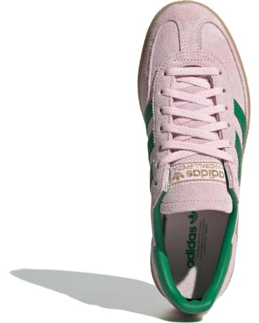 ADIDAS HANDBALL SPEZIAL JR7347 ROSE CLAIR VERT OR MÉTALLIQUE LIGHT PINK