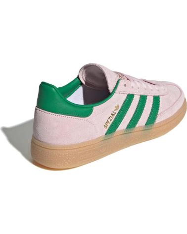 ADIDAS HANDBALL SPEZIAL JR7347 ROSE CLAIR VERT OR MÉTALLIQUE LIGHT PINK