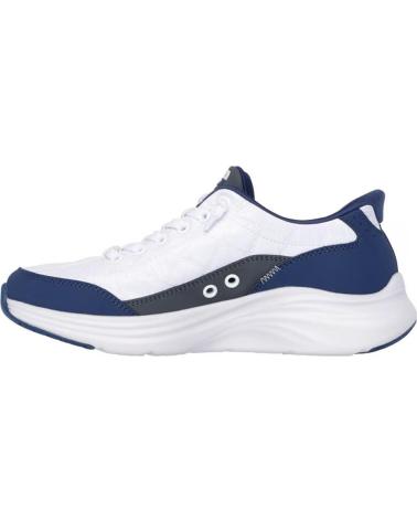 SKECHERS SLIP-INS VAPOR FOAM WEISS-BLAU BLANCO