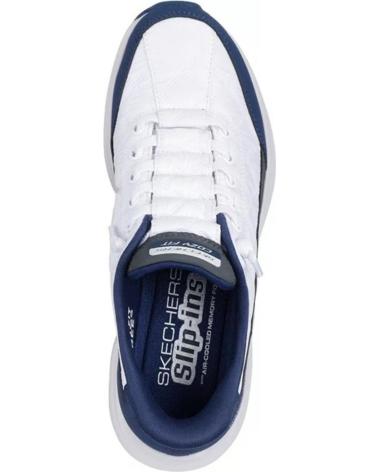 SKECHERS SLIP-INS VAPOR FOAM WEISS-BLAU BLANCO