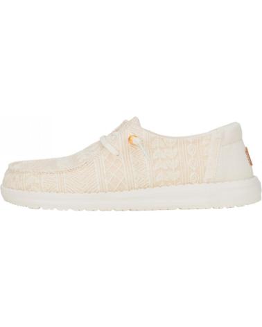 MOCASSINO HEY DUDE DUDE CROCHET LACE BIANCO BLANCO