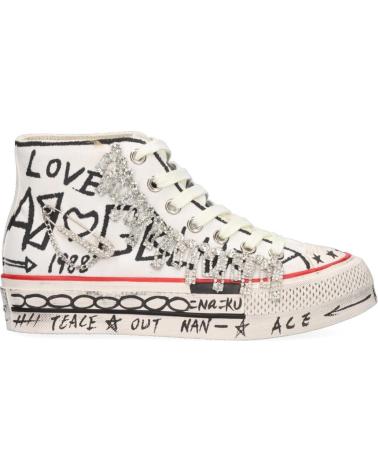 SNEAKERS ALTE URBANE EXE SY24-4S BIANCHE BLANCO