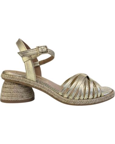 GAIMO GAIMO SANDALIA NARCISA CON TACÓN BLOQUE Y TIRAS CRUZADAS PLATEADO